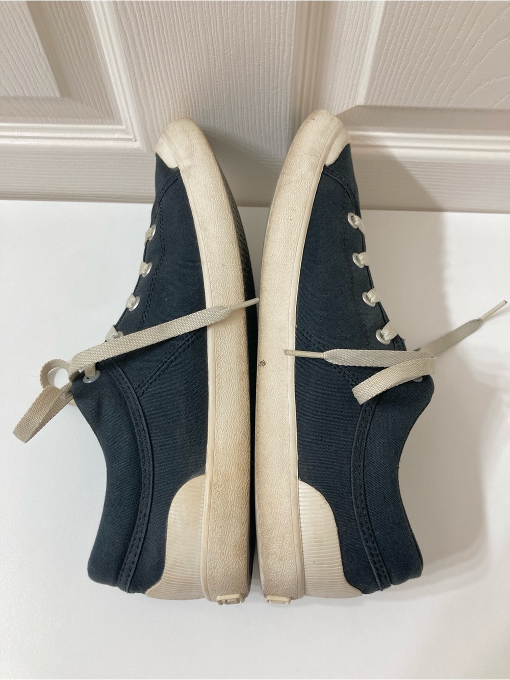 Teva Women’s Navy Blue Canvas Lace Up Freewheel Sneakers 11 Casual Preppy Sporty - Picture 5 of 8
